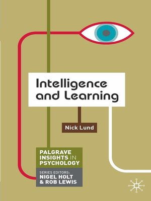 cover image of Intelligence and Learning
